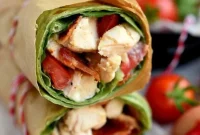 Loaded Chicken BLT Caesar Wrap