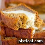 Marbled Pumpkin Cheesecake Banana Bread 2 A small image of the Pumpkin Banana Cheesecake Bread