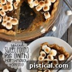 Spiced Sweet Potato Pie with Marshmallow Topping