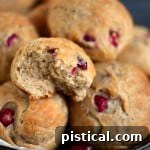 Cranberry Yeast Rolls