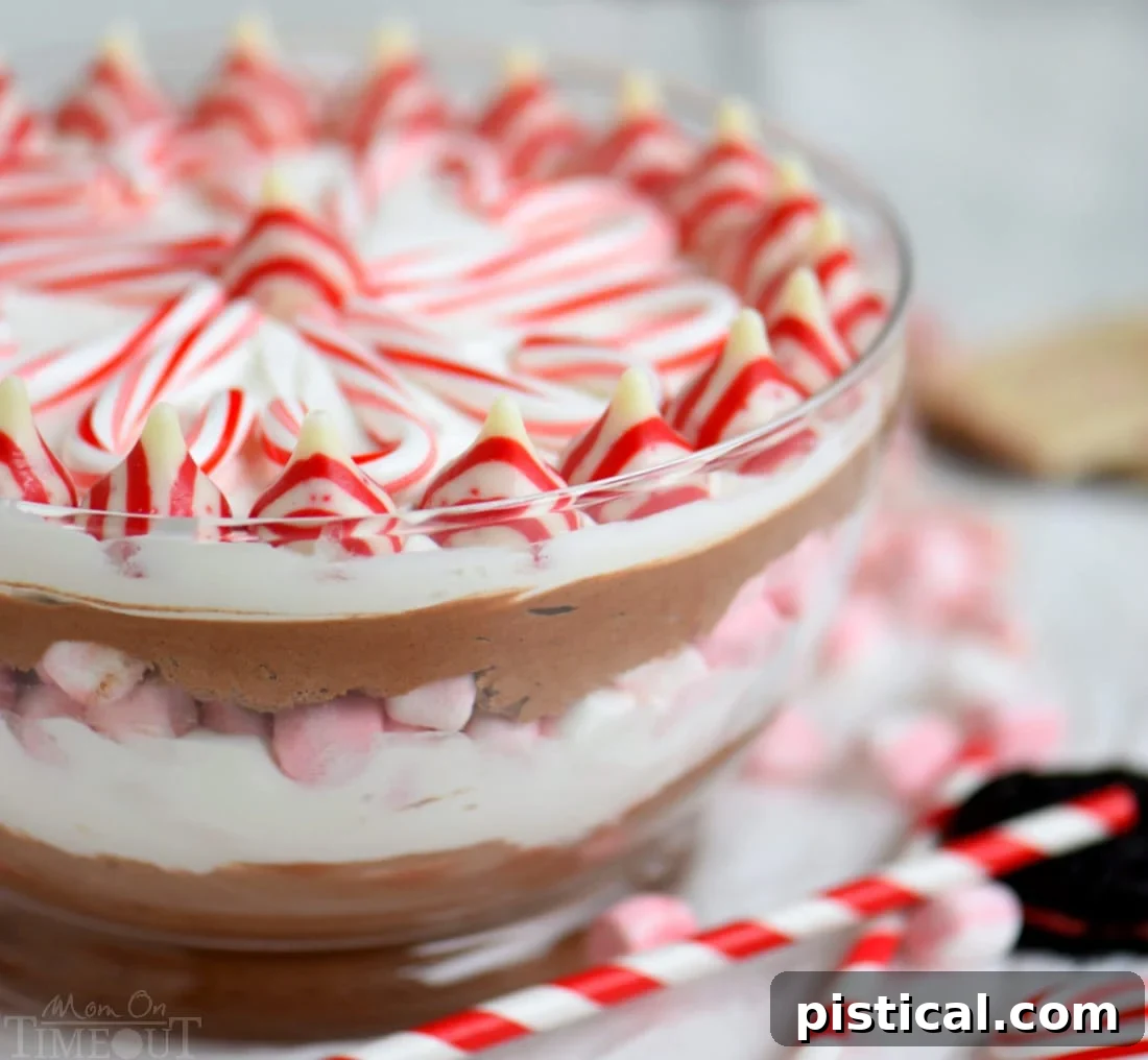 Festive Layered Peppermint Mocha Cheesecake Dip 5 This easy Layered Peppermint Mocha Cheesecake Dip will be the STAR of all your holiday parties! With it's fun, colorful layers, and 5 minute prep time, everyone wins!