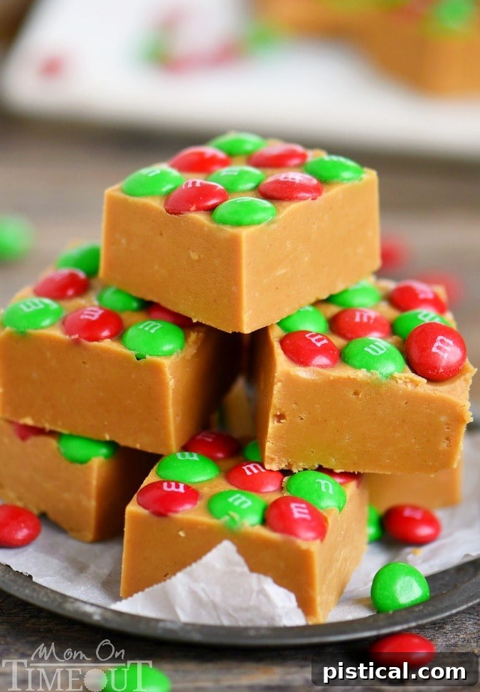 Over-the-Top Peanut Butter Fudge with MMs 5 how-to-make-peanut-butter-fudge