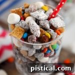 Finished Monster S'mores Muddy Buddies snack mix