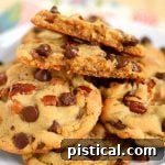 Chocolate Chip Turtle Pudding Cookies