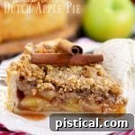 Deep Dish Dutch Apple Pie