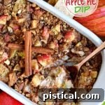 Finished Baked Apple Pie Dip