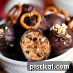 Peanut Butter Pretzel Truffles