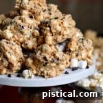 No Bake Avalanche Popcorn Treats