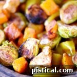 Thumbnail of Oven Roasted Brussels Sprouts with Butternut Squash and Apples