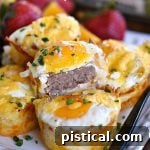 Sausage and Egg Hash Brown Cups