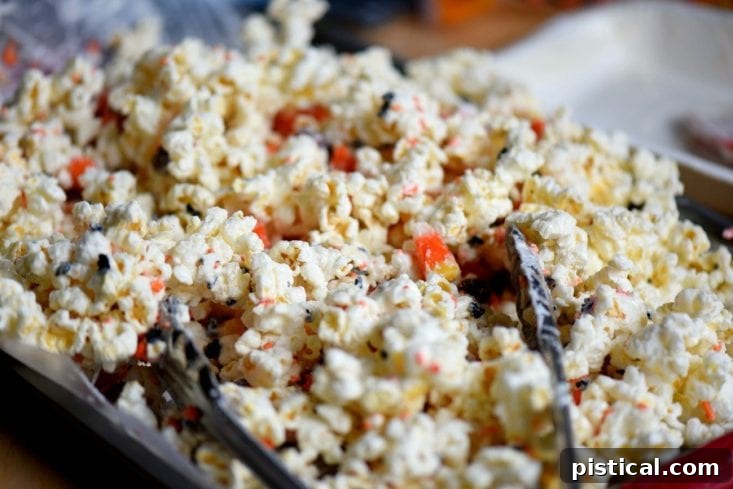 candy-corn-popcorn-ingredients, simple snack ingredients, quick recipe