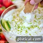Key Lime Pie Dip for fruit and crackers