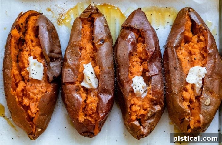 Sweet potatoes on a baking sheet, prepped and ready for the oven to achieve perfect crispiness.