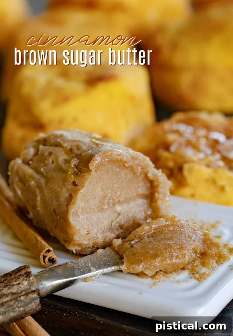 Rich Brown Sugar Cinnamon Butter ready to be served