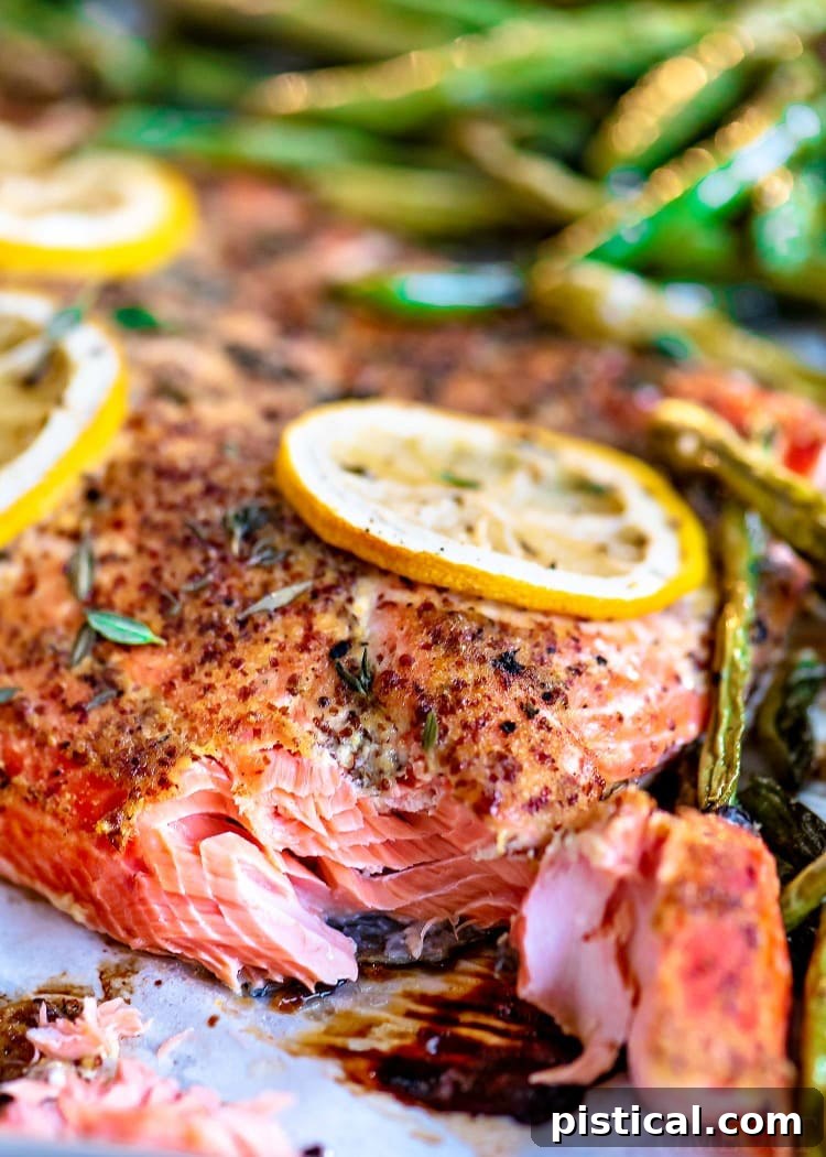 baked salmon recipe bite taken no text blog