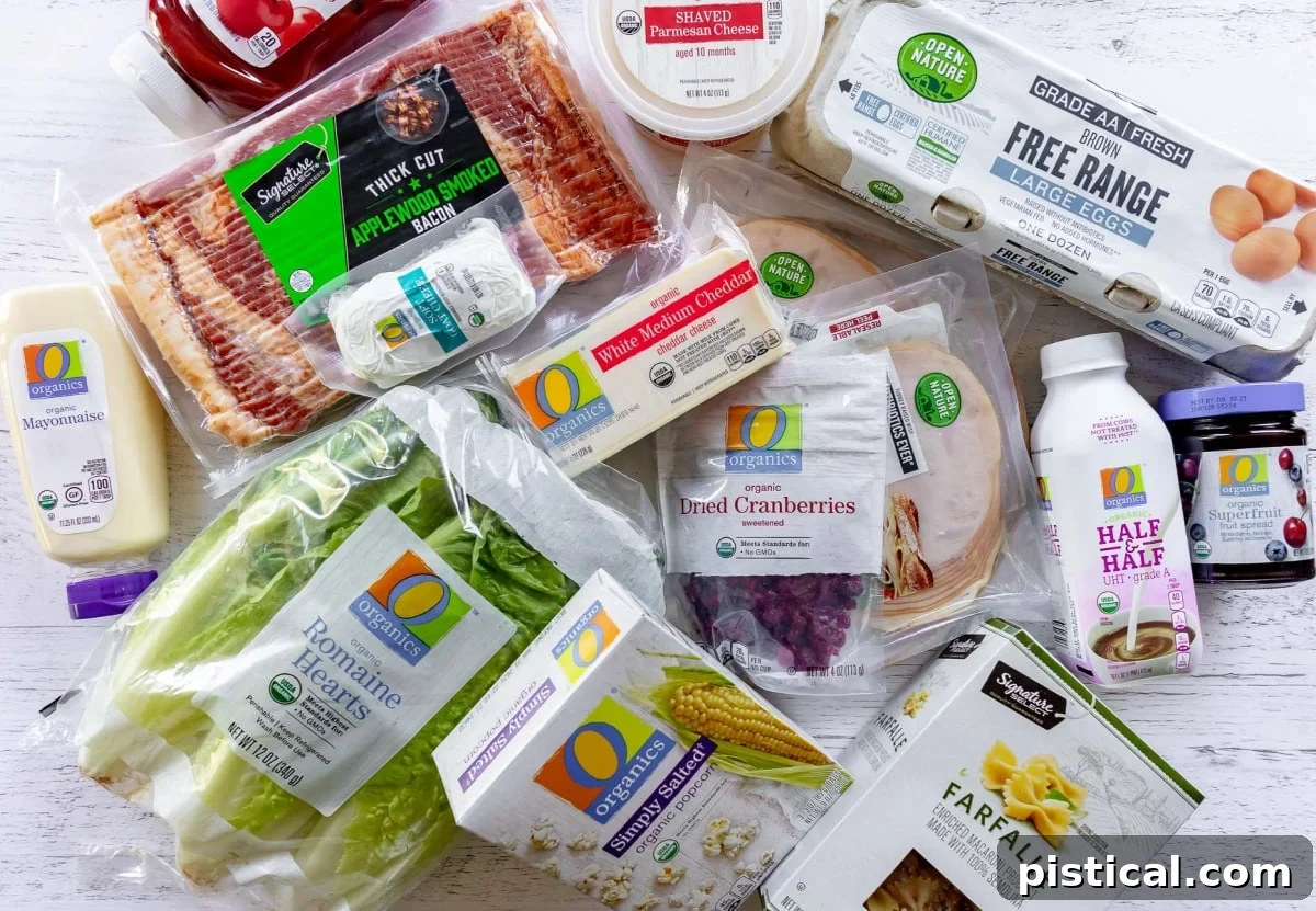 safeway store products on white background