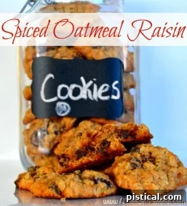 Caramel Pecan Turtle Thumbprints 8 Spiced Oatmeal Raisin Cookies