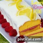 Lemon Raspberry Pound Cake