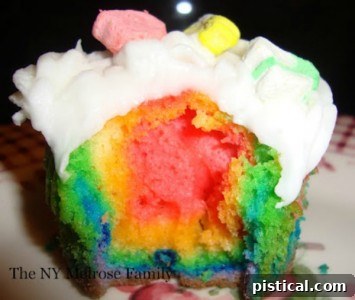 Colorful Lucky Charm Treats, cereal bars with marshmallow and Lucky Charms, a quick and fun snack.
