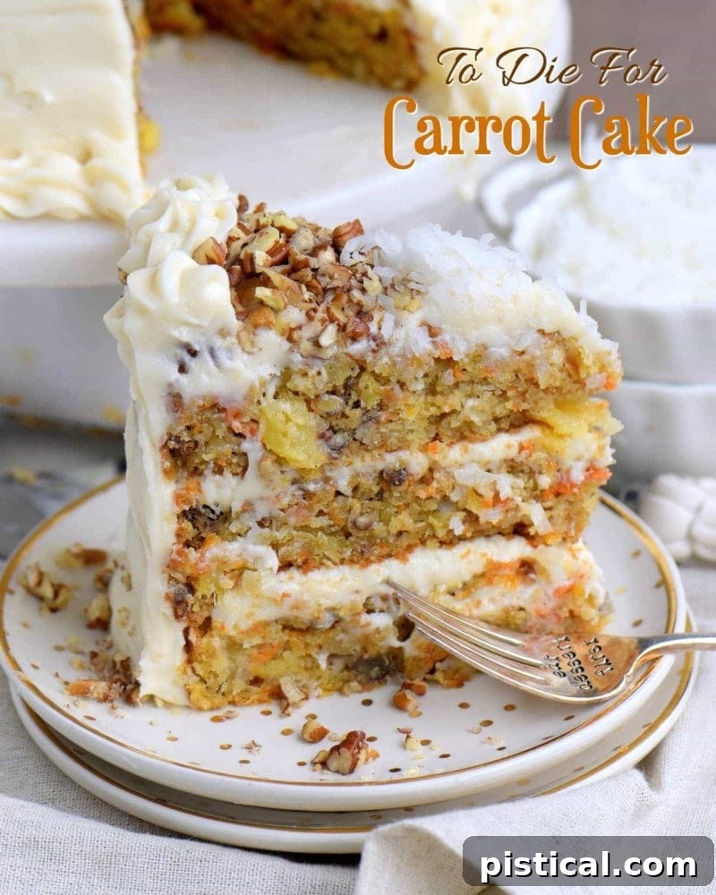 The Best Carrot Cake Recipe with Cream Cheese Frosting