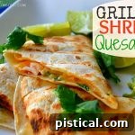Grilled Shrimp Quesadillas presented on a plate, ready to be enjoyed