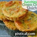 Zucchini and Green Chile Quiche