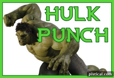 Gamma Green Zest Party Punch 7 Printable 'Hulk Punch' label for a party drink station.