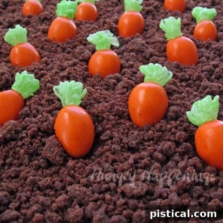 Easter Candy Carrots made from candy, a creative and edible craft.