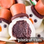 Melting Snowman Oreo Truffles 7 img 42464 6