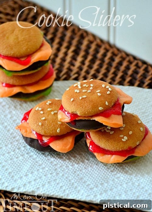 Delicious Cookie Sliders That Look Just Like Mini Cheeseburgers, Perfect for April Fool's Day or Your Next BBQ