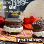 Reese's Chocolate-Dipped Waffle Ice Cream Sandwich