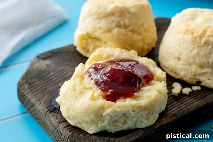 Homemade Biscuit Recipe with Jelly and Butter