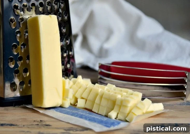 Biscuit-making technique: grating butter or using a pastry cutter