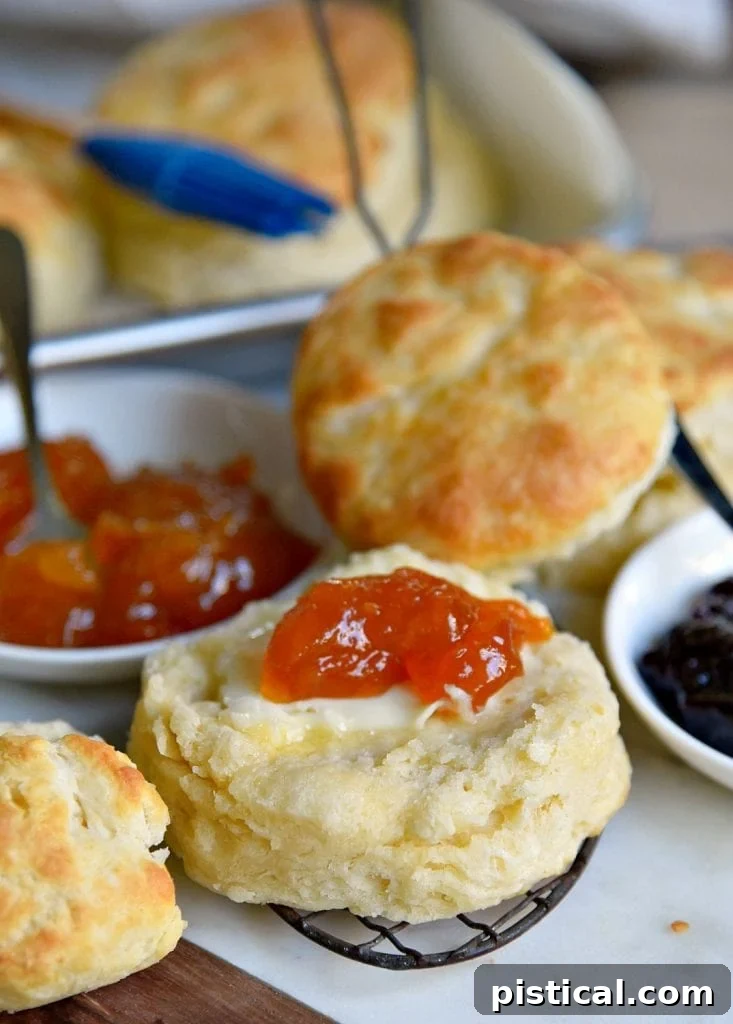 Homemade Biscuit Recipe with Jelly