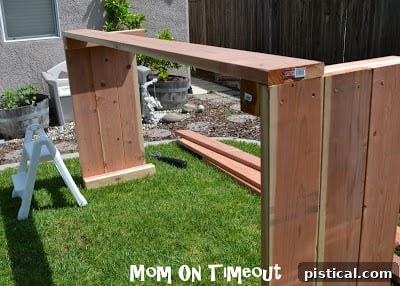 planter with three sides built