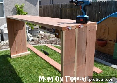 view of three-sided planter box