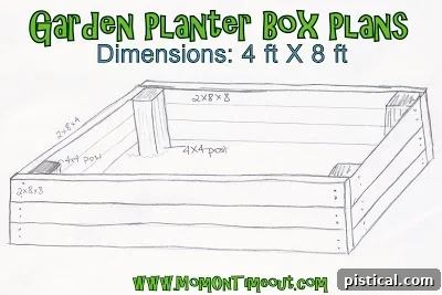 planter box design sketch