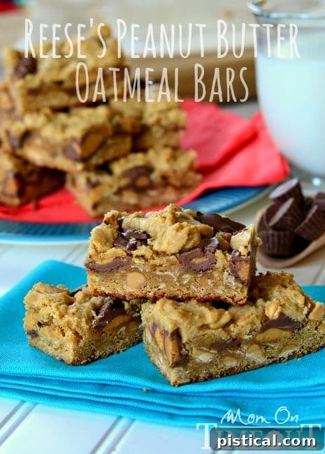 Reese's Peanut Butter Oatmeal Bars
