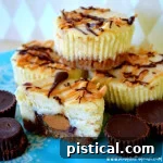 Reese's Peanut Butter Cup Mini Cheesecakes