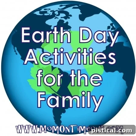 Families enjoy fun and educational Earth Day activities together, promoting environmental awareness.