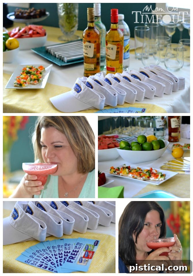 BACARDI Mixers and party essentials collage