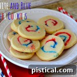 Red, White, and Blue Sparkler Cookies