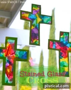 Stained Glass Cross Easter Craft - Creative Kids' Activity