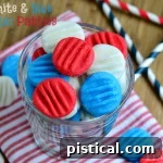 Stars and Stripes Peppermint Delights 3 A small image of the finished patriotic peppermint patties recipe.