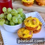Perfectly baked Potato, Ham and Cheese Crescent Mini Quiches