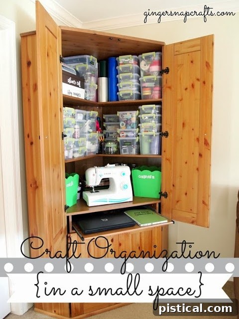 Organization Tips from Ginger Snap Crafts