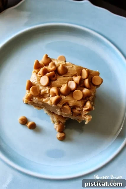 Peanut Butter Fudge Recipe #gingersnapcrafts #recipe #fudge