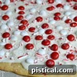 White Chocolate Peppermint Sugar Cookie Bark