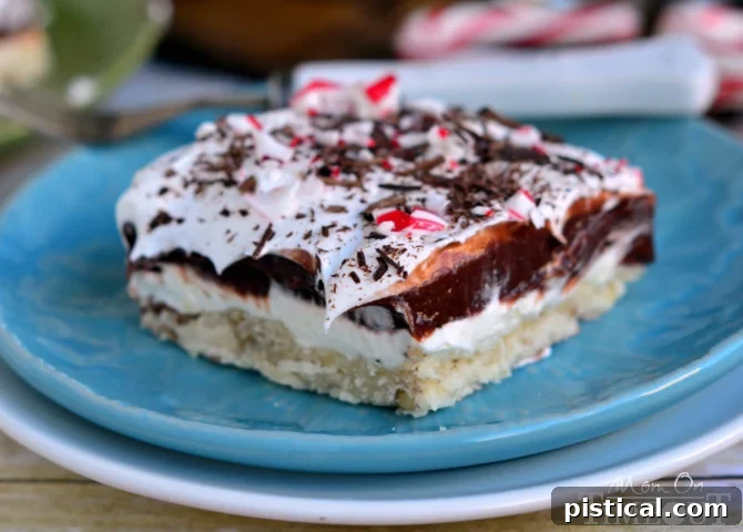 Chocolate Peppermint 4 Layer Dessert | MomOnTimeout.com #chocolate #peppermint #dessert Chocolate Peppermint 4 Layer Dessert | MomOnTimeout.com #chocolate #peppermint #dessert