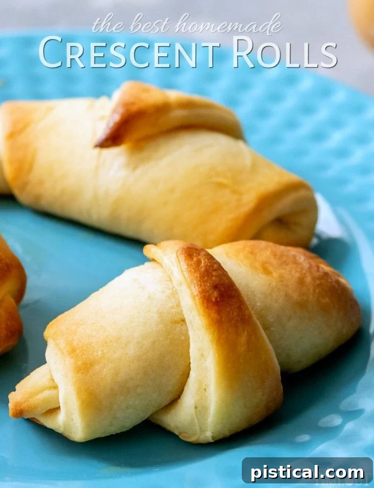 Pillowy Soft Homemade Crescent Rolls 2 Homemade Crescent Rolls: Buttery, Flaky, Delicious - Perfect for Any Occasion